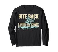 Mords de Retour Contre Lyme Requin Combat Manche Longue