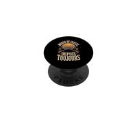 Mordu De Chasse Depuis Toujours Cerf Fusils PopSockets PopGrip Adhésif