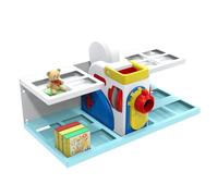 Mordx Étagère murale, compatible avec le Little Tikes Story Dream Machine Ensemble de démarrage de livres, pour la machine de jeu Storytime pour les livres, petits personnages de rangement (Bleu