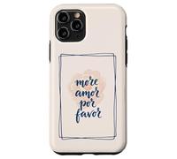 More Amor Italian Romance Citation Love Saying Coque pour iPhone 11 Pro