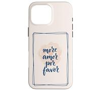 More Amor Italian Romance Citation Love Saying Coque pour iPhone 16 Pro Max