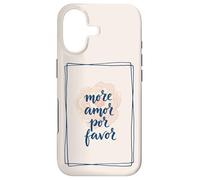 More Amor Italian Romance Citation Love Saying Coque pour iPhone 17