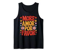 More Amor Por Favor Espagne Amour Romantique Saint-Valentin Débardeur