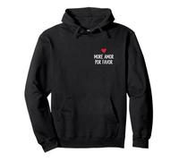 More Amor Por Favor Petite Poche en Forme de cœur Sweat à Capuche