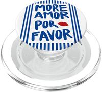 More Amor POR Favor X Kiss - More Love Selflove Backprint PopSockets PopGrip pour MagSafe