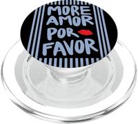 More Amor POR Favor X Kiss - More Love Selflove PopSockets PopGrip pour MagSafe