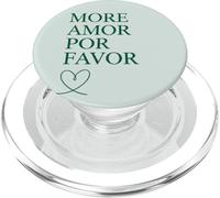 More Amor pour Favor Citation d'amour française Cœur Romance PopSockets PopGrip pour MagSafe