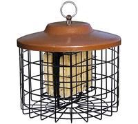 More Birds Squirrel-X Mangeoire Double pour Oiseaux Sauvages, mangeoire à Oiseaux en Cage, capacité de 2 gâteaux de suif