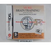 Nintendo Jeu vidéo More Brain Training – DS/DSi/2DS/3DS/NDS – PAL – Anglais/Italien – Neuf scellé