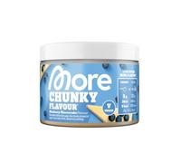 More Chunky Flavour, Cheesecake à la myrtille, 150 g, poudre aromatisée végétalienne, à sucrer, sans beaucoup de sucre et de calories, avec inuline et lactase - Fabriqué en Allemagne