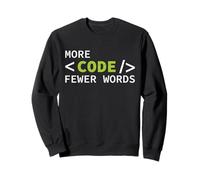 More Code Programmer Developer Computer Science Sweatshirt