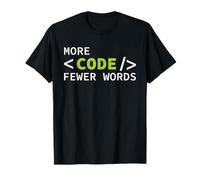 More Code Programmer Developer Computer Science T-Shirt