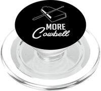 More Cowbell Funny Percussion Instrument Band PopSockets PopGrip pour MagSafe
