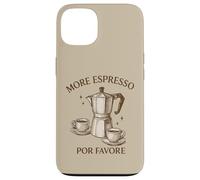 More Espresso Por Favore Cafetière Moka rétro Coque pour iPhone 13