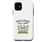 More Flowers, Less Lawn Save The Bees No Mow Pollinator Coque pour iPhone 11