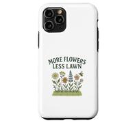 More Flowers, Less Lawn Save The Bees No Mow Pollinator Coque pour iPhone 11 Pro