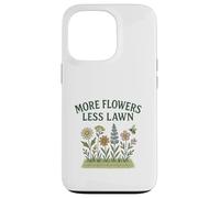 More Flowers, Less Lawn Save The Bees No Mow Pollinator Coque pour iPhone 13 Pro