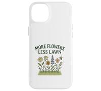 More Flowers, Less Lawn Save The Bees No Mow Pollinator Coque pour iPhone 14 Plus