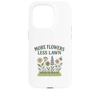 More Flowers, Less Lawn Save The Bees No Mow Pollinator Coque pour iPhone 15 Pro