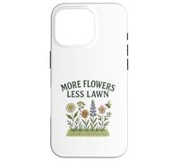 More Flowers, Less Lawn Save The Bees No Mow Pollinator Coque pour iPhone 16 Pro
