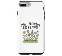 More Flowers, Less Lawn Save The Bees No Mow Pollinator Coque pour iPhone 7 Plus/8 Plus