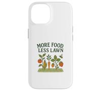 More Food Less Lawn Urban Farming No Mow Movement Coque pour iPhone 14