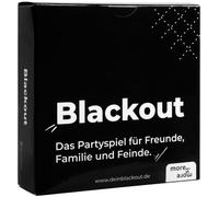 more is more Blackout - Le Jeu de fête pour Les Amis, la Famille et Les Ennemis - Parfait pour Chaque soirée de Jeu avec des Amis - Jeu de Cartes pour JGA