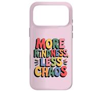 More Kindness Less Chaos Kids Boys Positive Saying Be Kind Coque pour iPhone 17 Pro Max