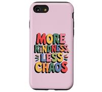 More Kindness Less Chaos Kids Boys Positive Saying Be Kind Coque pour iPhone SE (2020) / 7/8