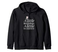 More Kindness Little Less Jugement Statement Positivity Sweat à Capuche