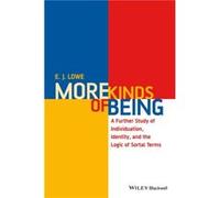 More Kinds of Being by Lowe & E. J. University of Durham & UK Lowe Ej (Auteur)