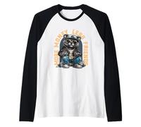 More Money Less Friends Ours Hip Hop Swag Manche Raglan