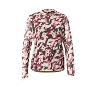 MORE & MORE Chemisier kaki / bourgogne / blanc cassé, Taille XS