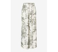 MORE & MORE Pantalon vert foncé / blanc cassé, Taille 44