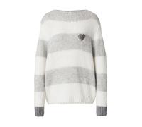 MORE & MORE Pull-over gris / blanc, Taille XL