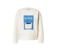MORE & MORE Sweat-shirt beige / bleu / noir / blanc naturel, Taille S-M