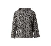 MORE & MORE Sweat-shirt gris clair / gris foncé / noir, Taille XL