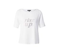 MORE & MORE T-shirt 'Rise Up' or / gris argenté / blanc cassé, Taille M