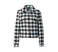 MORE & MORE Veste mi-saison bleu clair / chocolat, Taille XXL