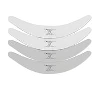 More of Me to Love Lot de 4 doublures ventrale en coton bio Taille M (2 blanc perle et 2 gris pierre)