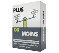 More or Less: Plus ou Moins | Version Française | Jeux de Cartes Amusants pour Les Adultes & Les Enfants |