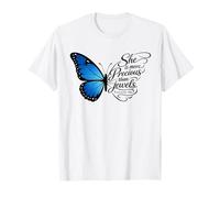 More Precious Than Jewels Proverbes Papillons T-Shirt