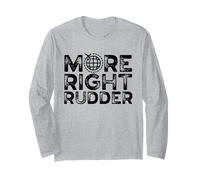 More Right Gouvernail Flight Instructor Fly School Teacher Manche Longue