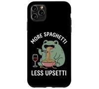 More Spaghetti Less Upsetti Frog Grenouille Drôle Coque pour iPhone 11 Pro Max