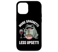 More Spaghetti Less Upsetti Frog Grenouille Drôle Coque pour iPhone 12/12 Pro