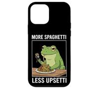 More Spaghetti Less Upsetti Frog Grenouille Drôle Coque pour iPhone 12 Mini
