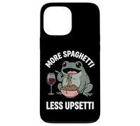 More Spaghetti Less Upsetti Frog Grenouille Drôle Coque pour iPhone 13 Pro Max