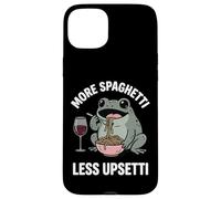 More Spaghetti Less Upsetti Frog Grenouille Drôle Coque pour iPhone 15 Plus