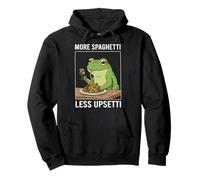 More Spaghetti Less Upsetti Frog Grenouille Drôle Sweat à Capuche