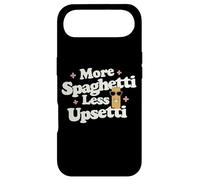 More Spaghetti Less Upsetti Funny Citation Coque pour iPhone Air